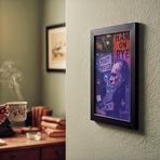Charles Bukowski Poster Tablo Çerçeveli Duvar Dekoru Ofis Salon Kitaplık Modern Tablo Kuralsızlar