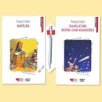 Charlie'nin Büyük Cam Asansörü - Matilda, Roald Dahl (2 Kitap) - Caprice B112 Kalem Hediye