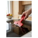 Charlotte Candle Profeyonel Kazıma Bıçağı 100mm Leke Buz Kazıyıcı Ocak Cam Mermer Kazıma Temizleme Her Yüzeyde Kullanılabilir Cam Kazıma Aparatı