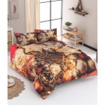 Charlotte Christmas Çift Kişilik 200x220 cm Kırmızı Nevresim Takımı
