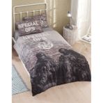 Charlotte Special Ops 160x220 cm Gri Tek Kişilik Genç Nevresim Takımı
