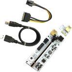 Charmant VER010-X Pcı-E Rider Kart Pcıe 1x Gpu Madencilik Slot Adaptörü Kart Siyah Yuvası Için 16X - 514