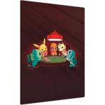 Charmbi Pokemon Metal Poster Tablo – Parlak Yüzey Canlı Baskı Modern Duvar Dekoru Gamer Anime - 20 x 30 - Çok Renkli
