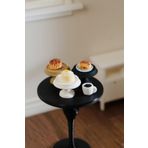 CharmFancy 1/12 Ölçek 1 Adet Pasta Tepsisi Yüksek Minyatür Diorama Eşya Aksesuar