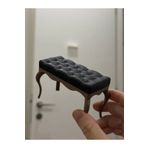 CharmFancy 1/12 Ölçek Minder Bank Minyatür Diorama Eşya Aksesuar Maket