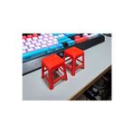 CharmFancy 1/12 Ölçek Mini Plastik Tabure Sandalye Çocuk Oyuncak Diorama Dollhouse Bebek Ev Dekor Obje Aksesuar