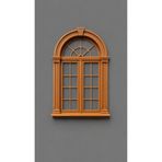 CharmFancy 1:12 Ölçek Otantik Pencere Maket Ev Diorama Dollhouse Minyatür Obje Aksesuar Yapı Malzemeleri Dekor