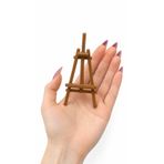 CharmFancy 1:12 Ölçek Şövale Resimlik Minyatür Diorama Dollhouse Bebek Evi Obje Aksesuar
