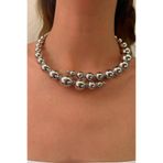 Charmist Çelik Orbit Choker Kolye