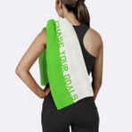 Chase Your Goals Spor Havlusu - Renkli - 45 x 90 cm