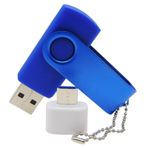 Chauuxee 128MB USB Flash Sürücüler Başparmak Sürücü U Disk Öğrenci Öğrenciler için PenDrive Bellek Çubukları Hediyeler Hediyeler (Mavi)