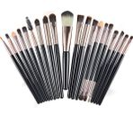 Chavin 20 Parça Makyaj Fırçası Seti Far Eyeliner Kaş Fırça Set Göz Makyaj Seti CIN830SY - Renkli