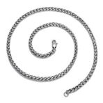 Chavin 50 cm. 5 mm. Burgu Çelik Erkek Zincir Kolye dg34-5