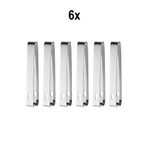Chavin 6 Adet Çelik 16,2 cm Buz Ve Şeker Maşası mt128by-6