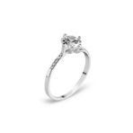 Chavin BR12BY-14 0.80 Carat Tek Taş Altın Yüzük