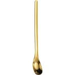 Chavin Çelik 15,5 cm Gold Kahve Latte Meyvesuyu Kokteyl Barmen Kaşığı