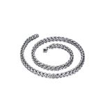 Chavin CY83 Burgu 8 mm 60 cm Kalın Çelik Erkek Zincir Kolye