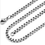 Chavin DN76 Gri 2 mm 75 cm Uzun Çelik Erkek Bijuteri Kolye
