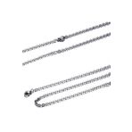 Chavin DR38-2 2 mm Gri Uzun 75 cm Çelik Erkek Zincir