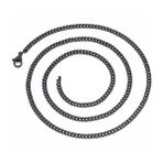 Chavin DS05SY Siyah 63 cm 3 mm Erkek Çelik Zincir