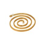 Chavin DS50 Gold Sarı 60 cm 3 mm Erkek Çelik Zincir