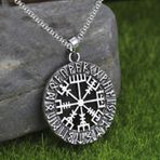 Chavin DS70 Viking Rune Viking Odin Sembol Çelik Kolye