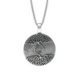 Chavin DS72 Viking Etnik Vintage Tılsım Hayat Ağacı Çelik Kolye
