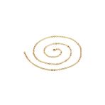 Chavin DT41 Bayan-Erkek 75 cm. 2mm. Gold ipc. Çelik Zinciri Kolye
