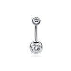 Chavin DT80BY Yuvarlak Komple Taşlı Göbek Piercing