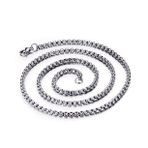 Chavin DT94 Gri 60 cm 2 mm Erkek Çelik Zincir