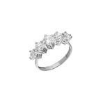 Chavin DY14BY-17 2.1 Carat 2.9 gr 5 Taş Taşlı Zirkon Altın Yüzük