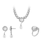 Chavin EE04 İnci Gümüş Set