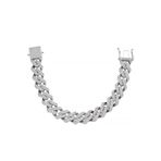 Chavin EK19BY 15 Mm. Kalın Taşlı Alloy Erkek Bileklik