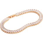 Chavin ES53 Su Yolu Baget Beyaz Taşlı Rose Gold Kadın Bileklik
