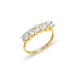 Chavin ET72-16 1.5 Carat Beştaş 8 Ayar Sarı Altın Yüzük