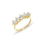 Chavin ET73-12 1.25 Carat Beştaş 8 Ayar Sarı Altın Yüzük