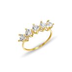 Chavin ET74-11 1.5 Carat Beştaş 8 Ayar Sarı Altın Yüzük