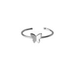 Chavin EU31 2 mm Alloy Ayarlanabilir Gri Kelebek Kadın Yüzük