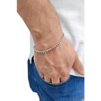Chavin EU94BY-5 Gri 5 mm Çelik Erkek Bileklik