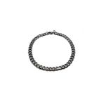 Chavin EU94SY-5 5 mm Black Ice Siyah Çelik Erkek Bileklik