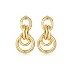 Chavin EV20SR Gold Bijuteri Retro Tarz Halka Kadın Küpe