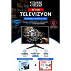 Chavoes 19'' LCD Tv-Monitör + Internetli Uydu Alıcısı + Askı Aparatı | Çanaksız Tv Izleme Özellikli