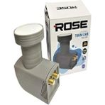Chavoes Rose Çift Çıkışlı Twin Lnb RLE-200 4K Düşük Gürültü Teknolojisi ile Yüksek Performans - Gri