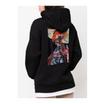 Che Bros Tasarım Baskılı Oversize Kapüşonlu Kadın-Erkek Sweatshirt Siyah L cheNM545