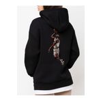 Che Bros Tasarım Baskılı Oversize Kapüşonlu Kadın-Erkek Sweatshirt Siyah L cheNM552