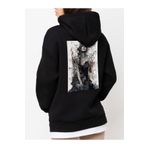 Che Bros Tasarım Baskılı Oversize Kapüşonlu Kadın-Erkek Sweatshirt Siyah S cheNM562