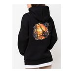 Che Bros Tasarım Baskılı Oversize Kapüşonlu Kadın-Erkek Sweatshirt Siyah S cheNM668