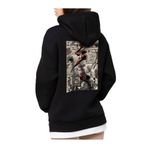 Che Bros Tasarım Baskılı Oversize Kapüşonlu Kadın-Erkek Sweatshirt Siyah XL cheNM592