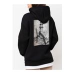 Che Bros Tasarım Baskılı Oversize Kapüşonlu Kadın-Erkek Sweatshirt Siyah XL cheNM692