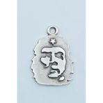 Che Guevara Gümüş Kaplama Kolye Ucu